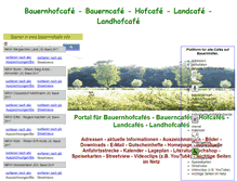Tablet Screenshot of bauernhofcafe.info